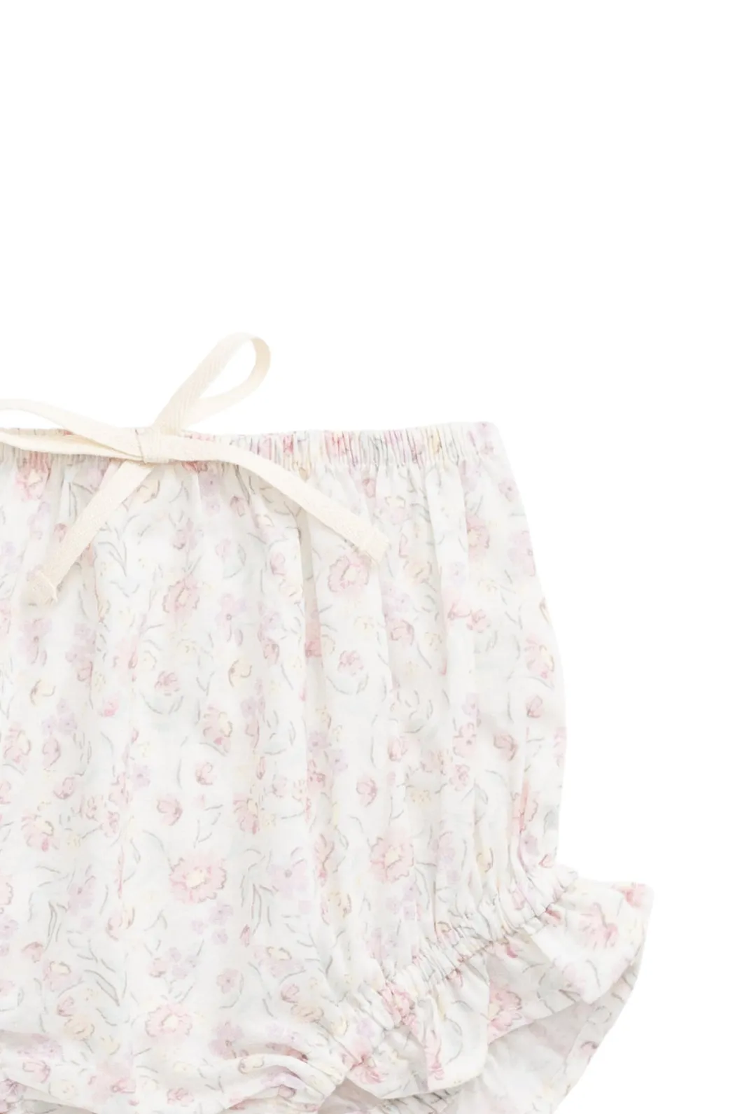 Organic Cotton Voile Frill Bloomer - Grace Floral