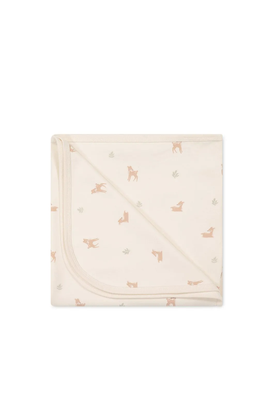 Organic Cotton Wrap Blanket - Fable Deer Cloud