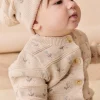 Penny Cardigan - Penny Flower Jacquard Dawn