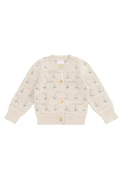Penny Cardigan - Penny Flower Jacquard Dawn