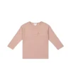 Pima Cotton Arnold Long Sleeve Top - Dusky Rose Little Bug