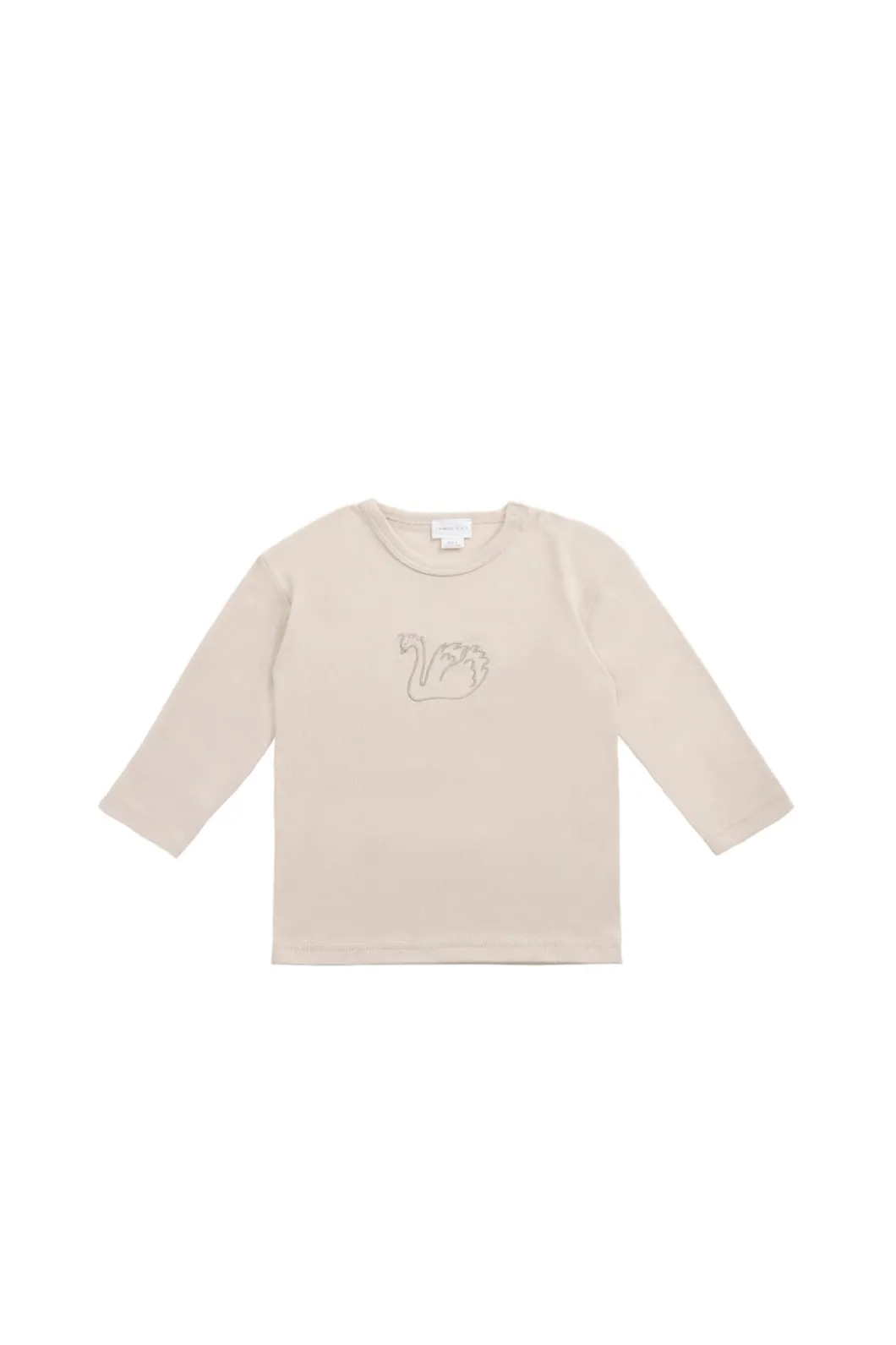 Pima Cotton Arnold Long Sleeve Top - Misty Pink