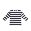 Pima Cotton Arnold Long Sleeve Top - Wide Stripe Solar System/Cloud