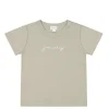 Pima Cotton Aude Oversized Tee - Mist