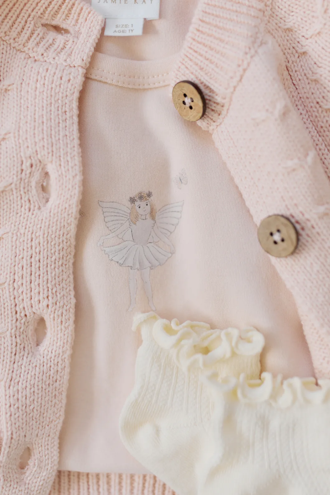 Pima Cotton Aude Oversized Tee - Ballet Pink Fairy