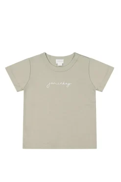Pima Cotton Aude Oversized Tee - Mist