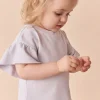 Pima Cotton Courtney Ruffle Top - Tulle