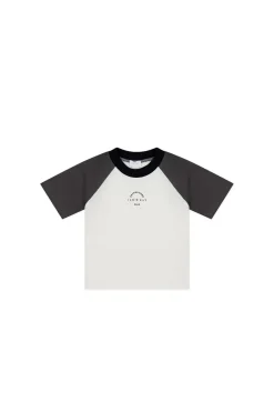 Pima Cotton Dax Tee - Parchment/Pinecone JK Established