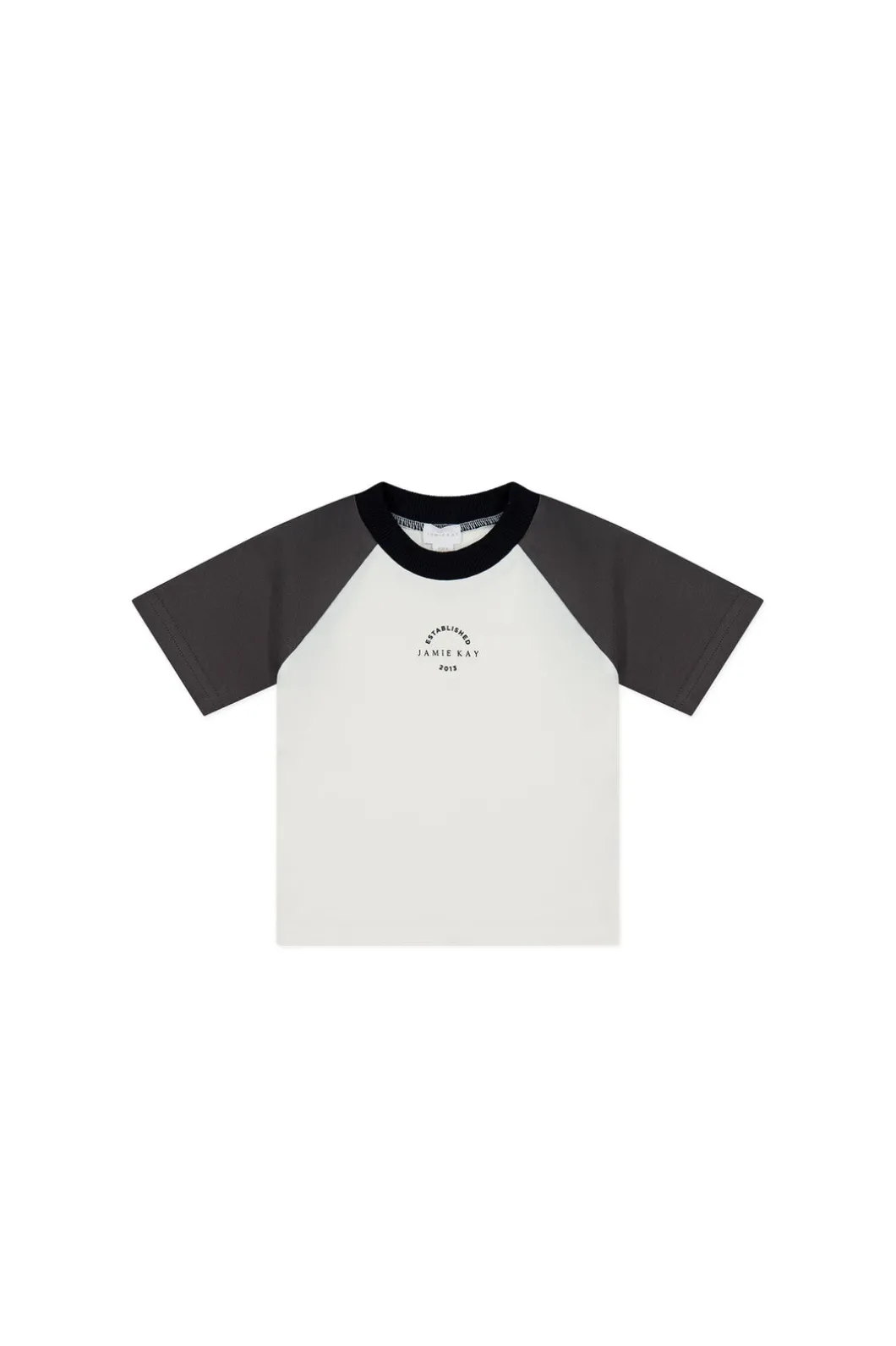 Pima Cotton Dax Tee - Parchment/Pinecone JK Established