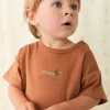 Pima Cotton Eddie T-Shirt - Spiced Cosy Basil