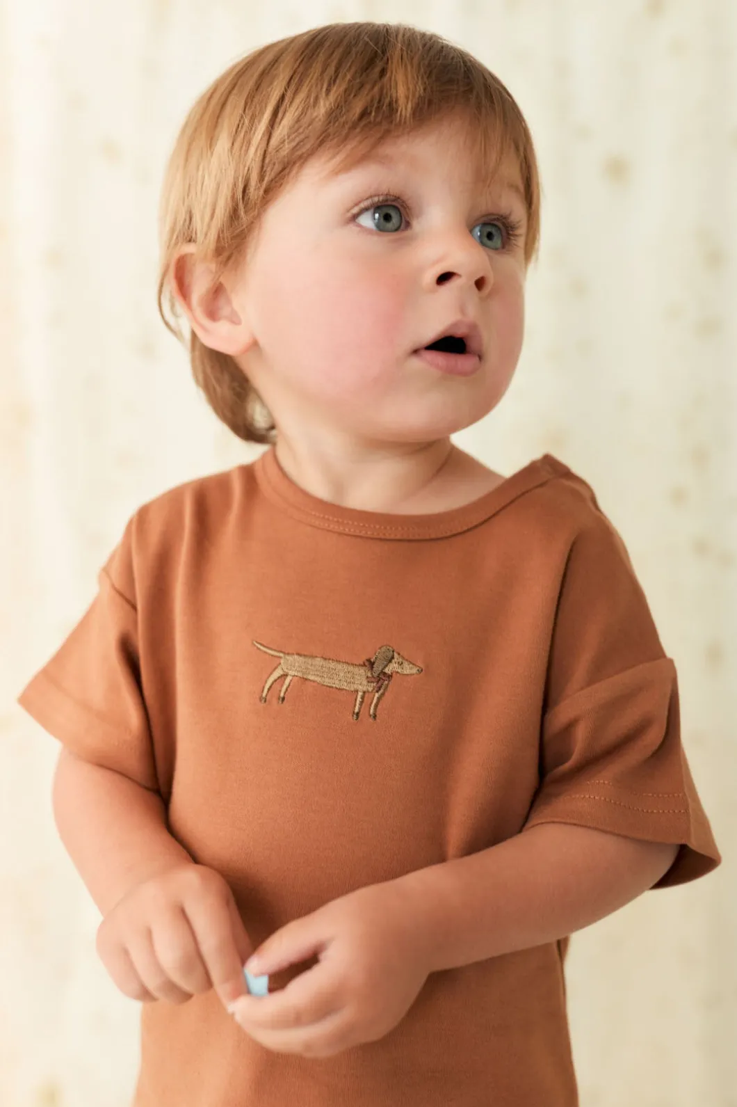 Pima Cotton Eddie T-Shirt - Spiced Cosy Basil