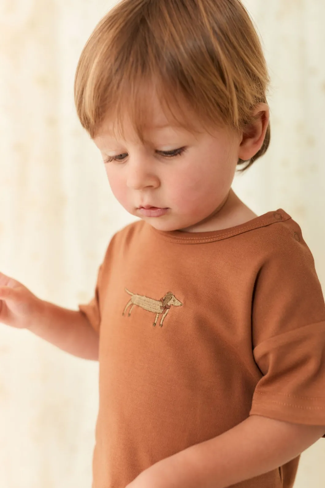 Pima Cotton Eddie T-Shirt - Spiced Cosy Basil