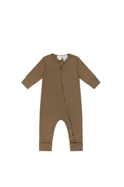Pima Cotton Frankie Zip Onepiece - Cub