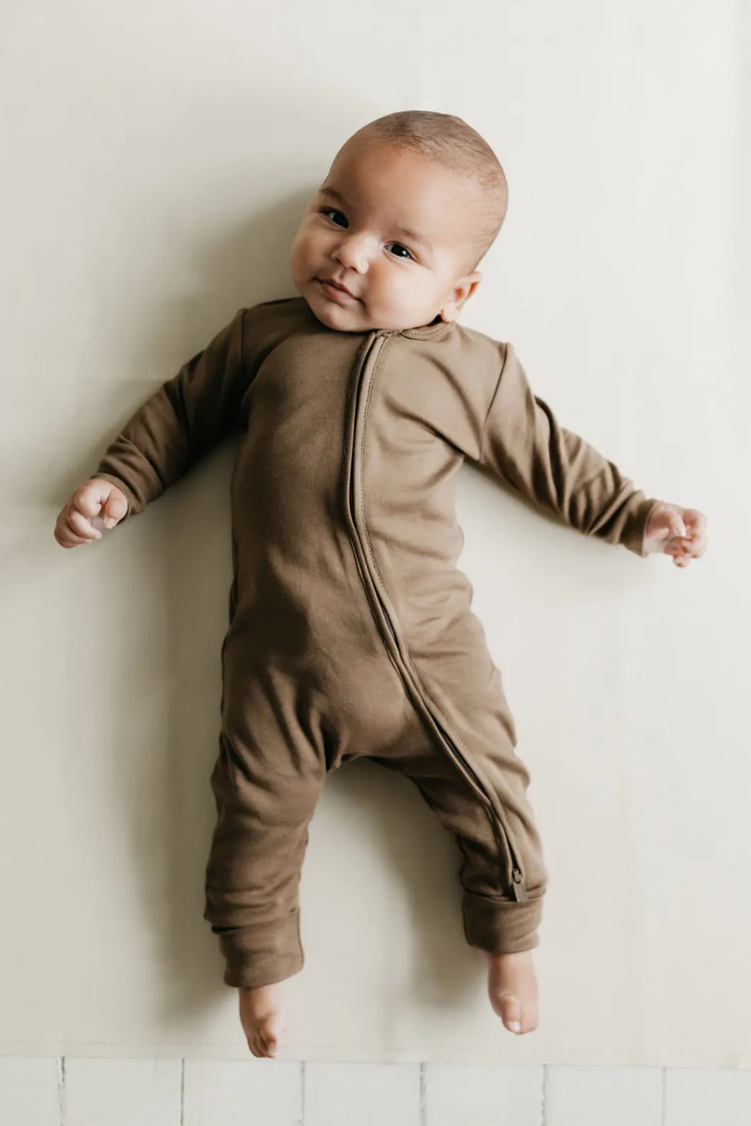 Pima Cotton Frankie Zip Onepiece - Cub