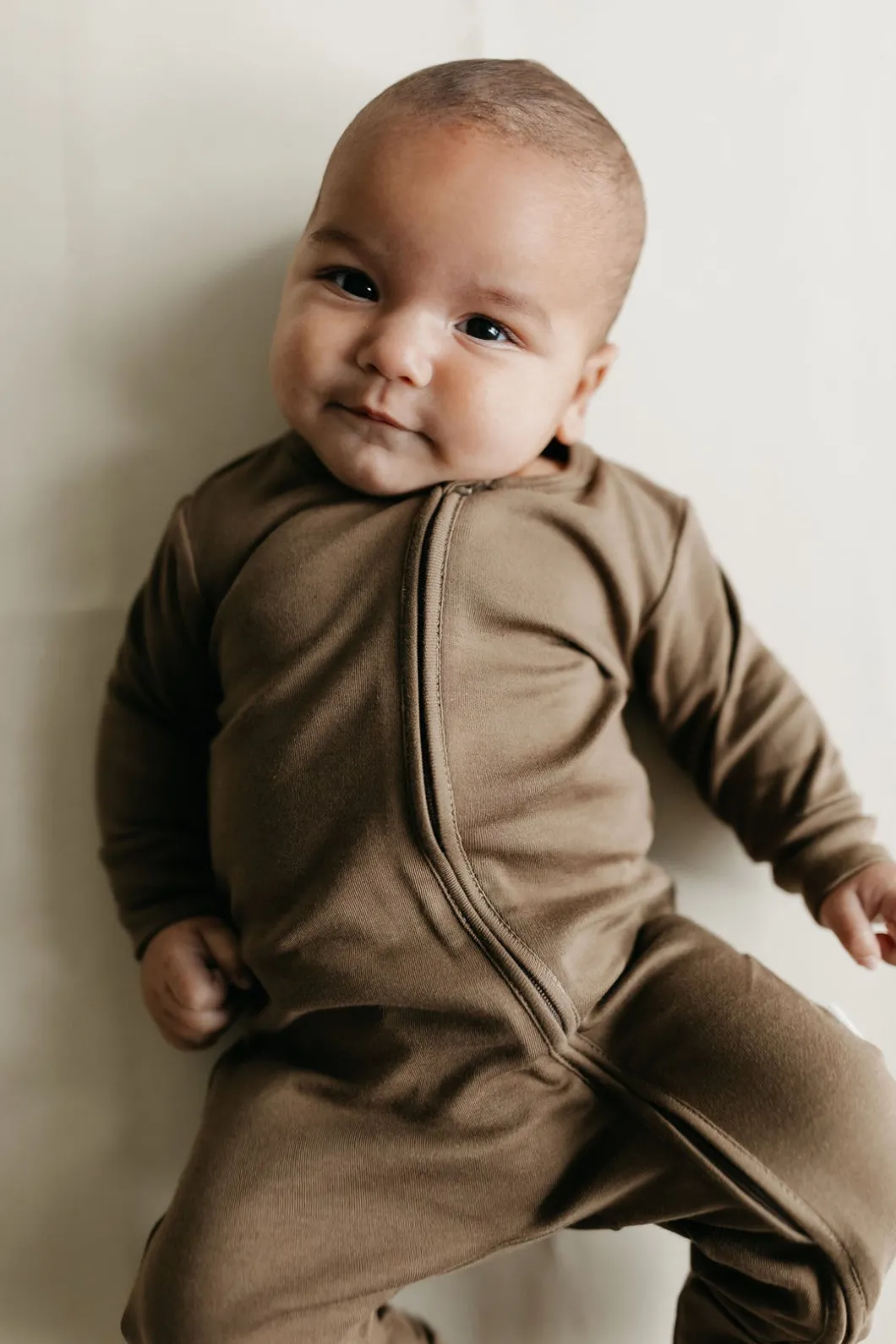 Pima Cotton Frankie Zip Onepiece - Cub