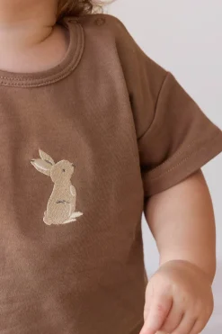 Pima Cotton Hunter Tee - Elk Garden Bunny