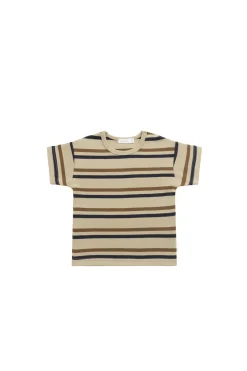 Pima Cotton Hunter Tee - Hudson Stripe