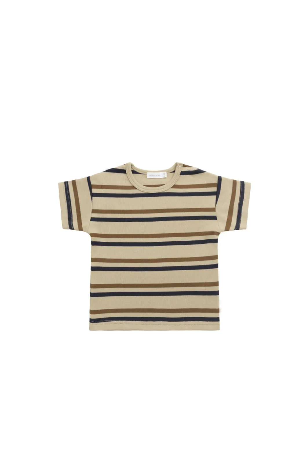 Pima Cotton Hunter Tee - Hudson Stripe