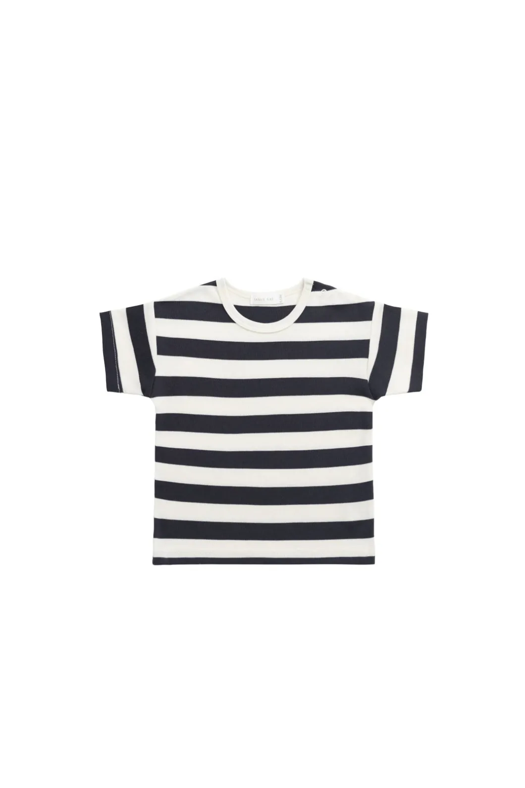 Pima Cotton Hunter Tee - Wide Stripe Solar System/Cloud