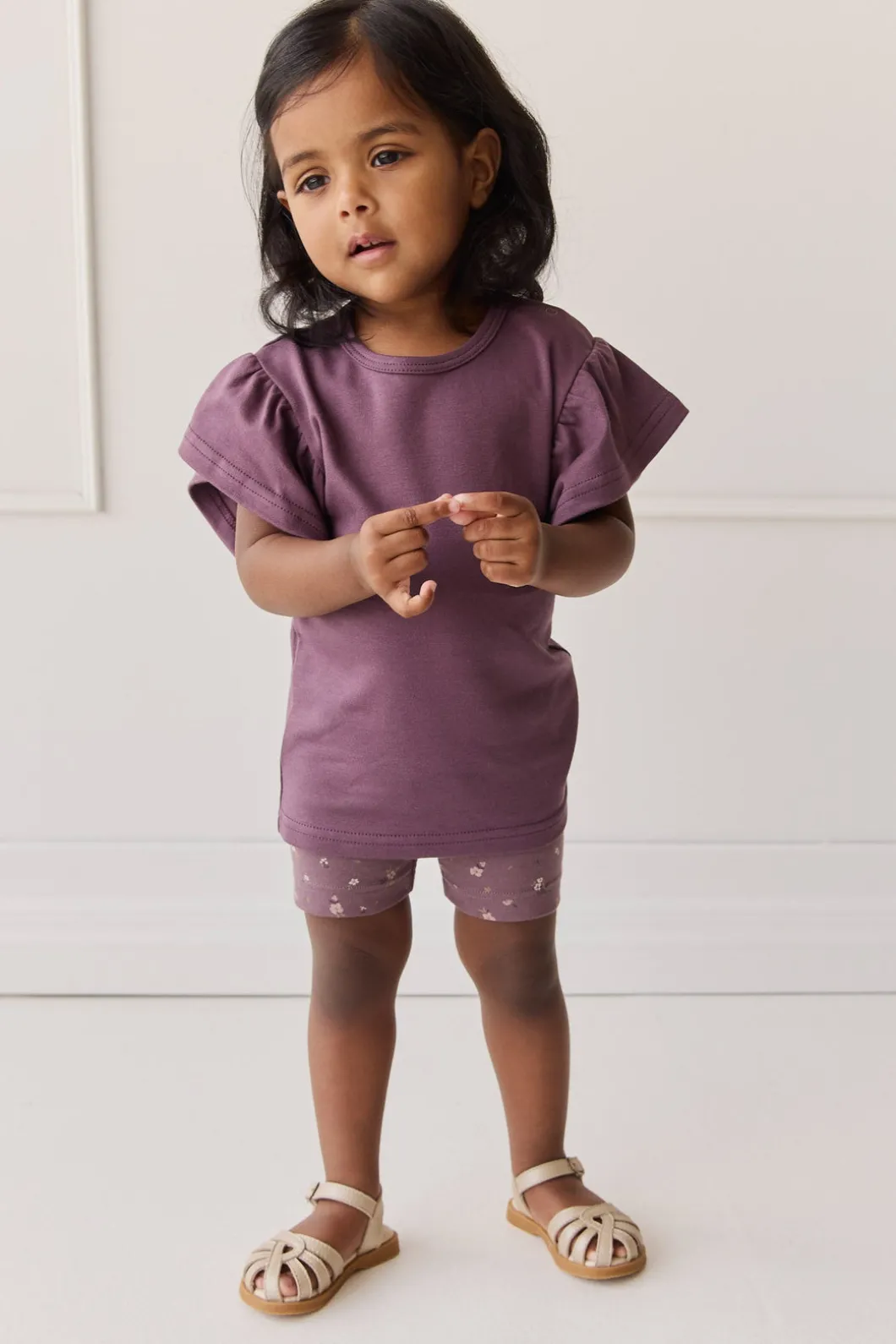 Pima Cotton Leah Top - Blackberry