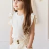 Pima Cotton Lila Top - Parchment