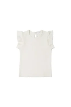 Pima Cotton Lila Top - Parchment