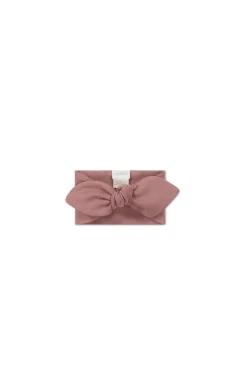 Pima Cotton Lilian Headband - Vintage Rose