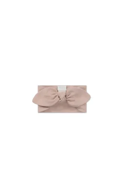Pima Cotton Lilian Headband - Dusky Rose
