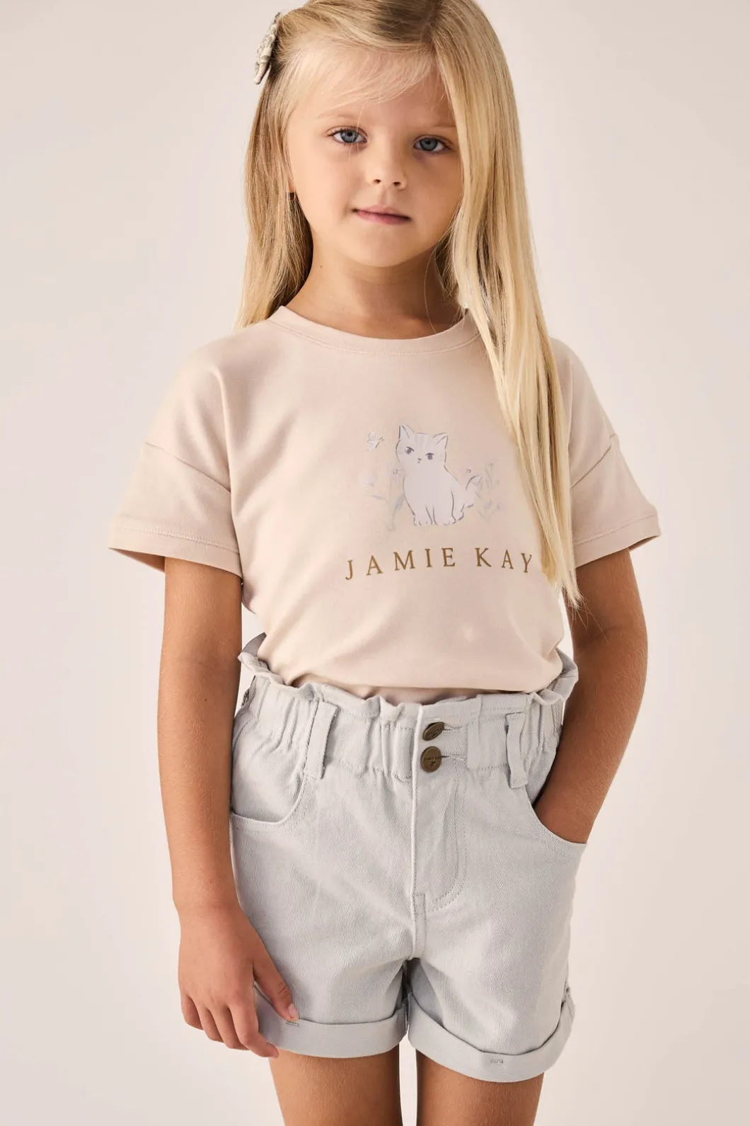 Pima Cotton Mimi Top - Kitty Shell