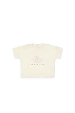 Pima Cotton Mimi Top - Kitty Parchment
