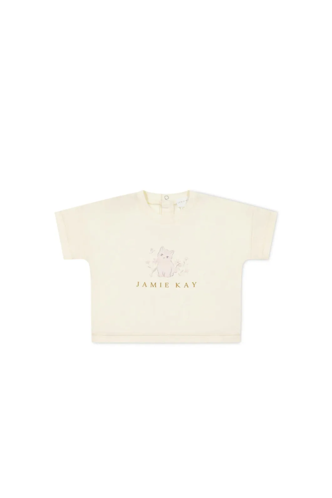 Pima Cotton Mimi Top - Kitty Parchment