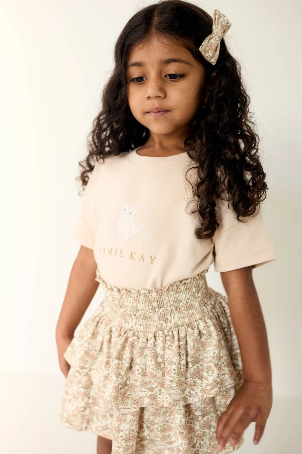 Pima Cotton Mimi Top - Kitty Shell