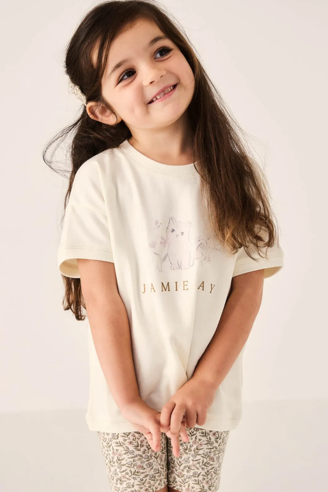 Pima Cotton Mimi Top - Kitty Parchment