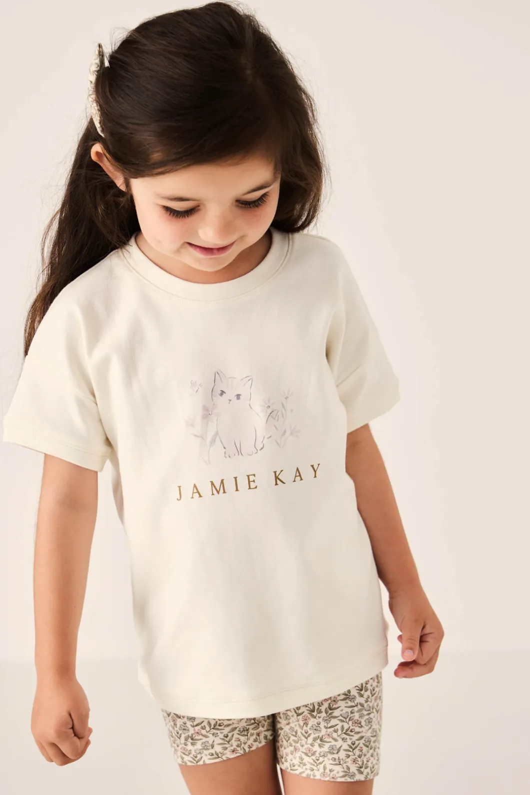 Pima Cotton Mimi Top - Kitty Parchment