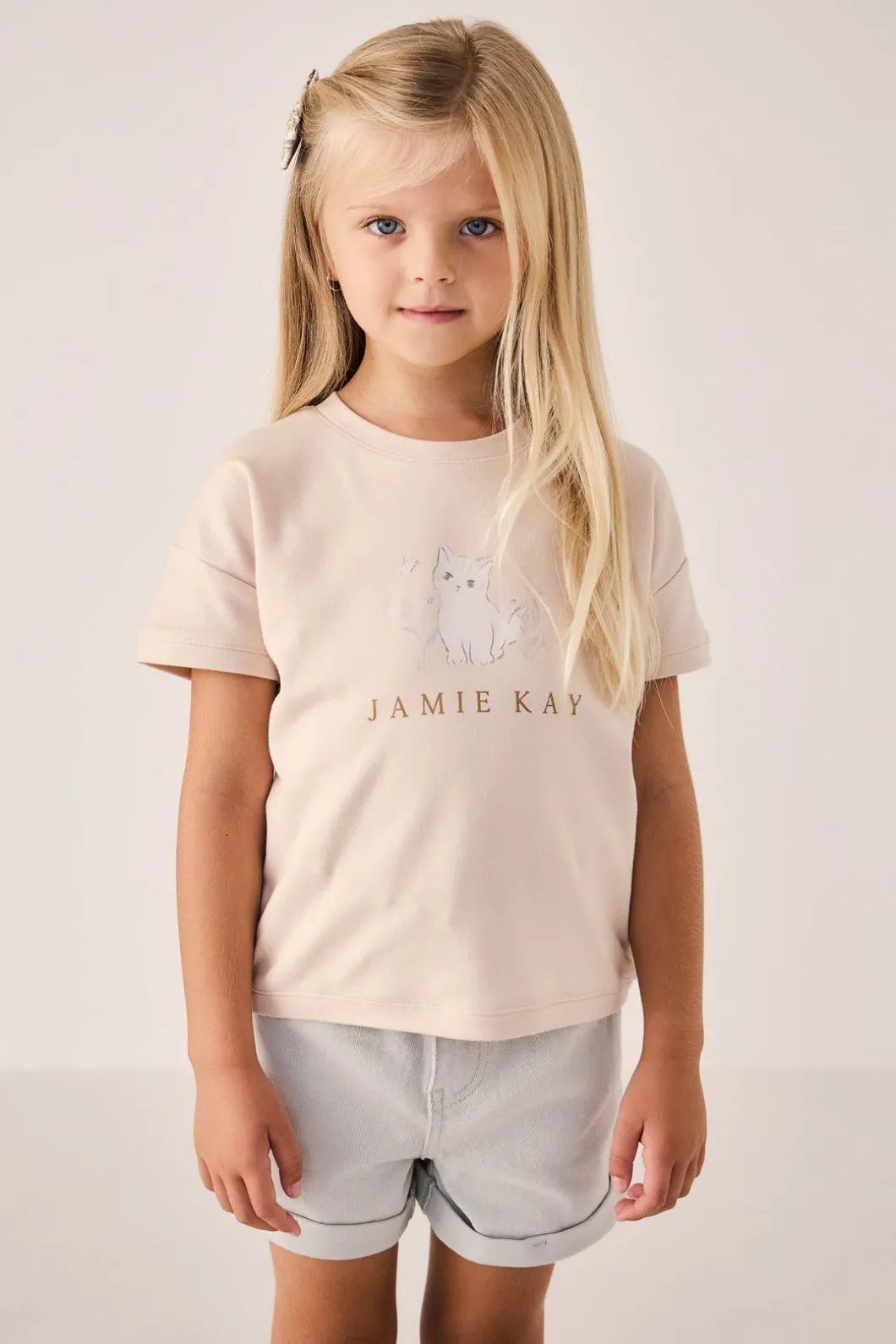 Pima Cotton Mimi Top - Kitty Shell