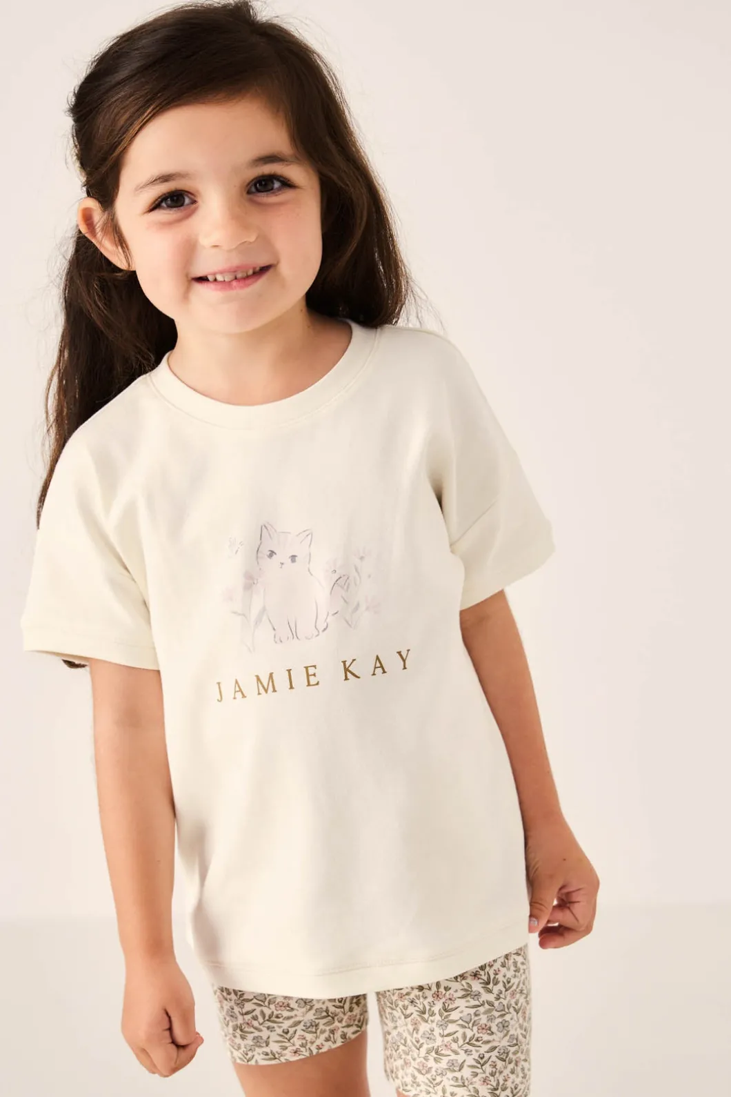 Pima Cotton Mimi Top - Kitty Parchment