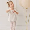 Pima Cotton Mimi Top - Parchment Wreath