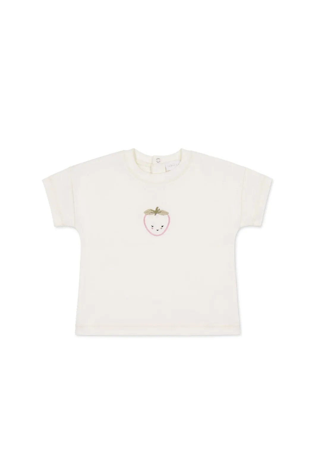 Pima Cotton Mimi Top - Parchment Blushing Berry