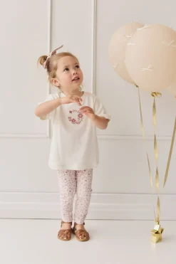 Pima Cotton Mimi Top - Parchment Wreath