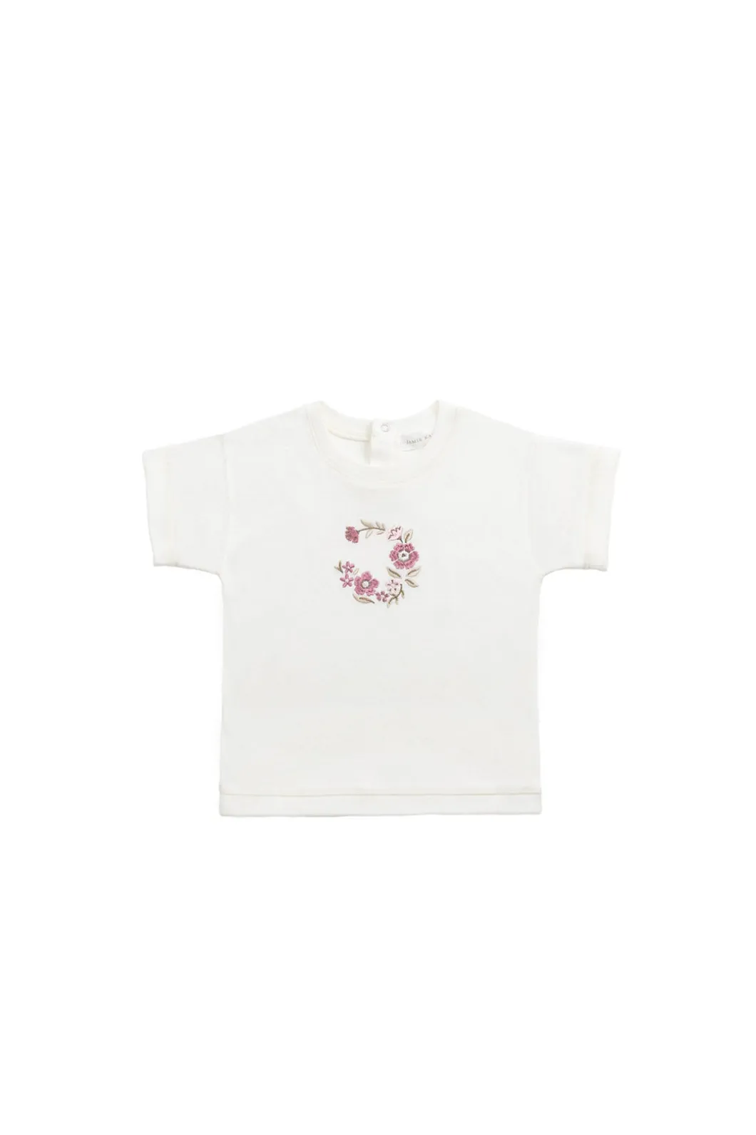 Pima Cotton Mimi Top - Parchment Wreath