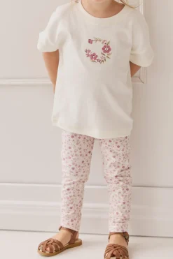 Pima Cotton Mimi Top - Parchment Wreath