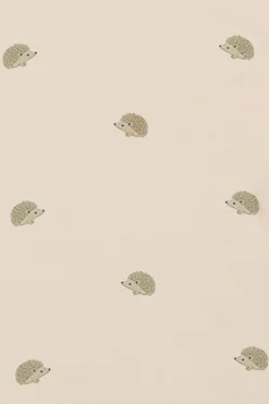 Pima Cotton Noah Playsuit - Henry Hedgehog Birch