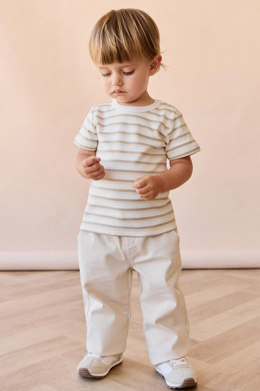 Pima Cotton Willem Tee - Sundrenched Stripe