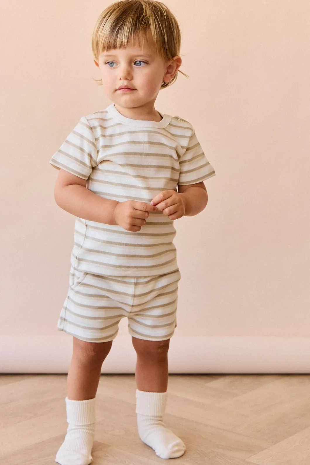 Pima Cotton Willem Tee - Sundrenched Stripe