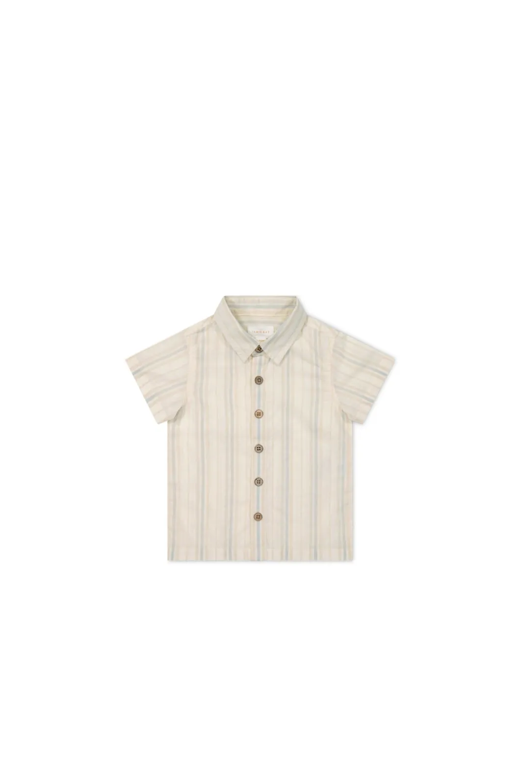 Quentin Shirt - Coastal Stripe Cloud