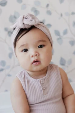 Rib Headband - Lilac Ash