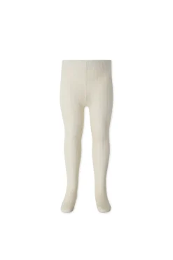 Ribbed Tights - Milk