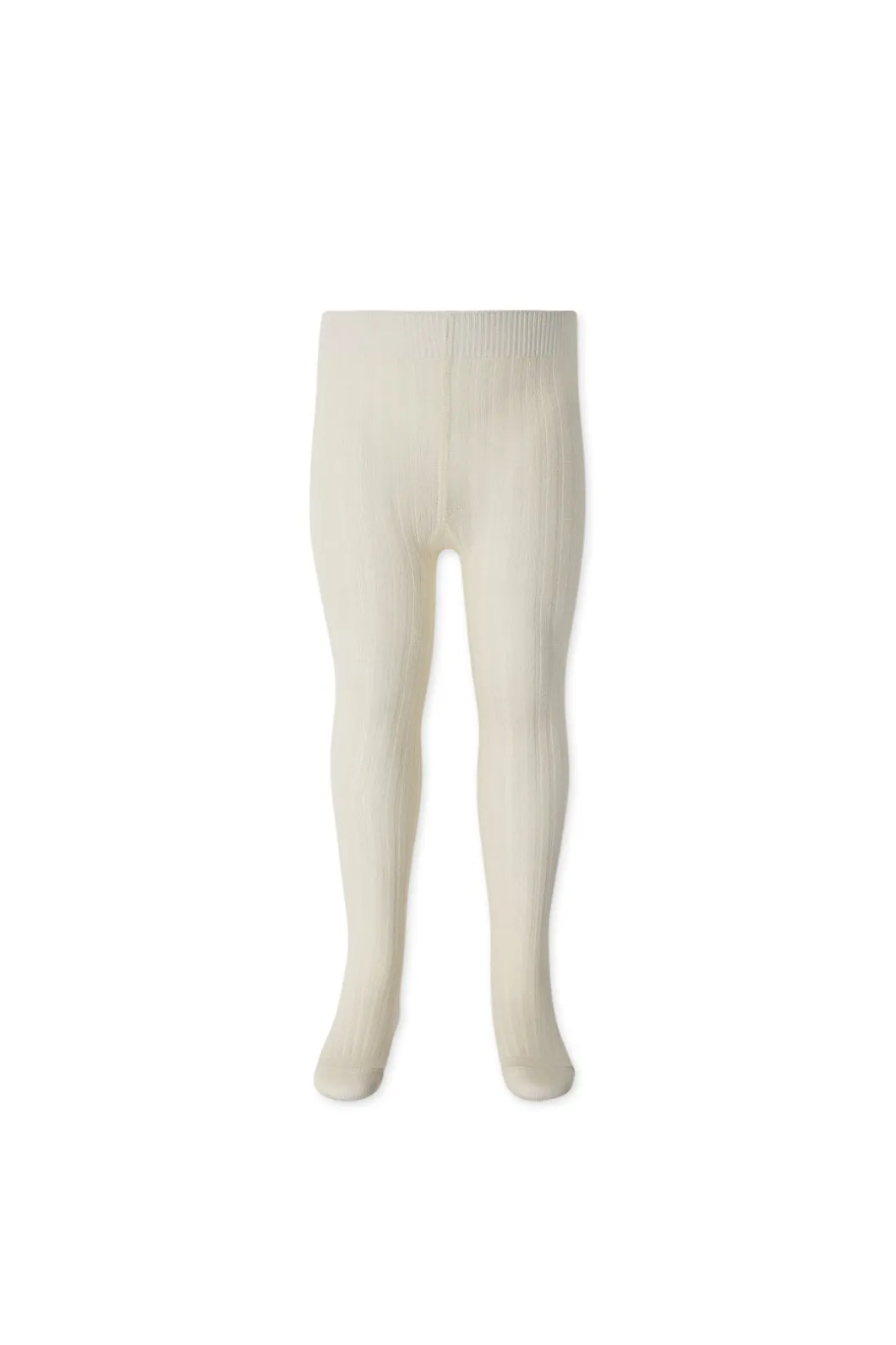 Ribbed Tights - Milk