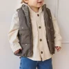 Rudi Puffer Vest - Acorn Wolf