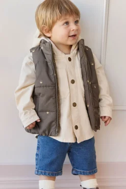 Rudi Puffer Vest - Acorn Wolf